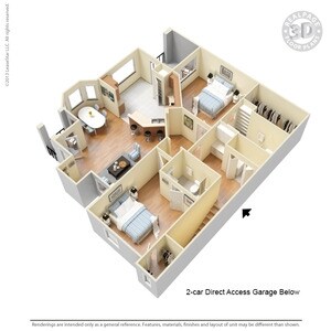 Unit 1058 1185 floor plan